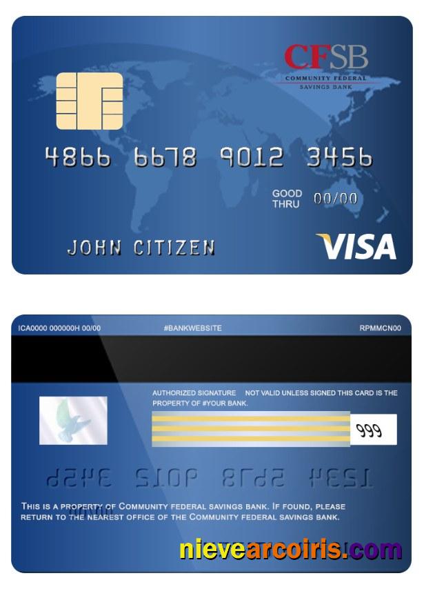USA Community federal savings bank visa card
